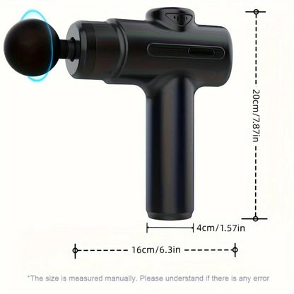 Massage Gun Deep Tissue Percussion Massager, Handheld, with 8 Massage Heads