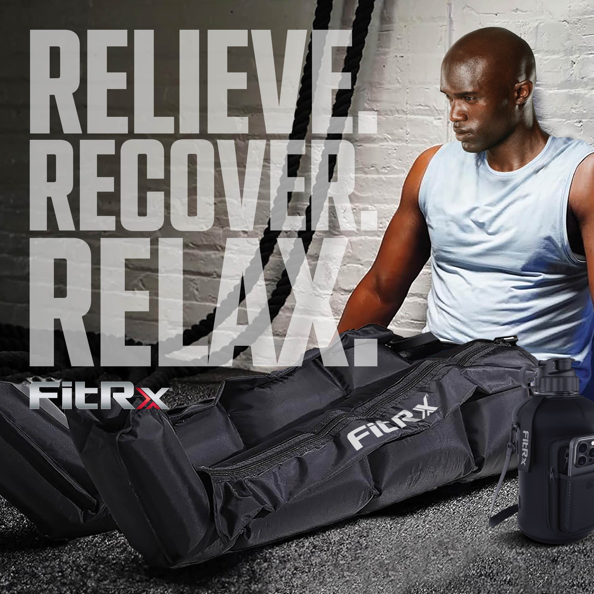 Air Compression Leg Massager Recovery System for Muscle Recovery and Improved Circulation