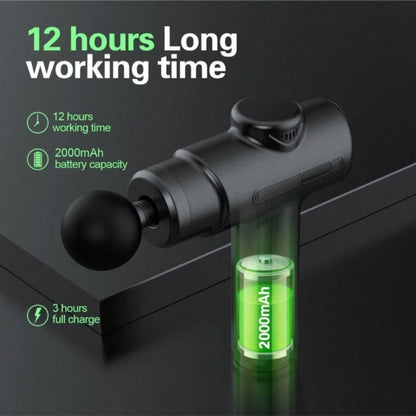 Massage Gun Deep Tissue Percussion Massager, Handheld, with 8 Massage Heads