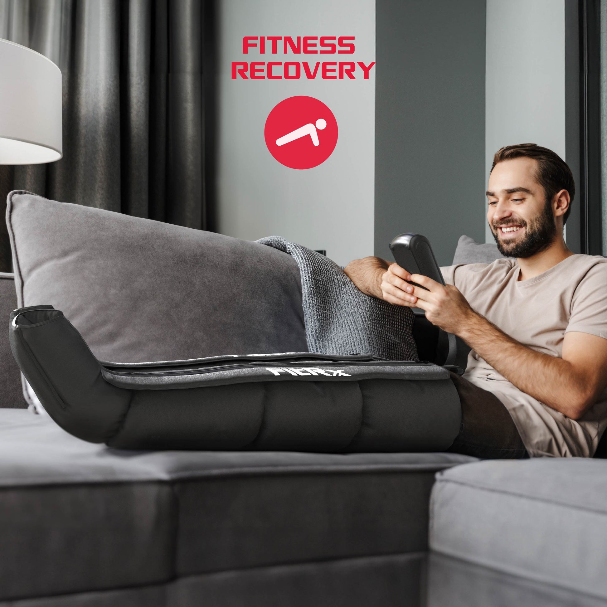 Air Compression Leg Massager Recovery System for Muscle Recovery and Improved Circulation